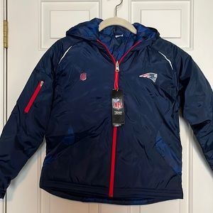 Youth Patriots NFL Team Apparel Jacket SMALL
